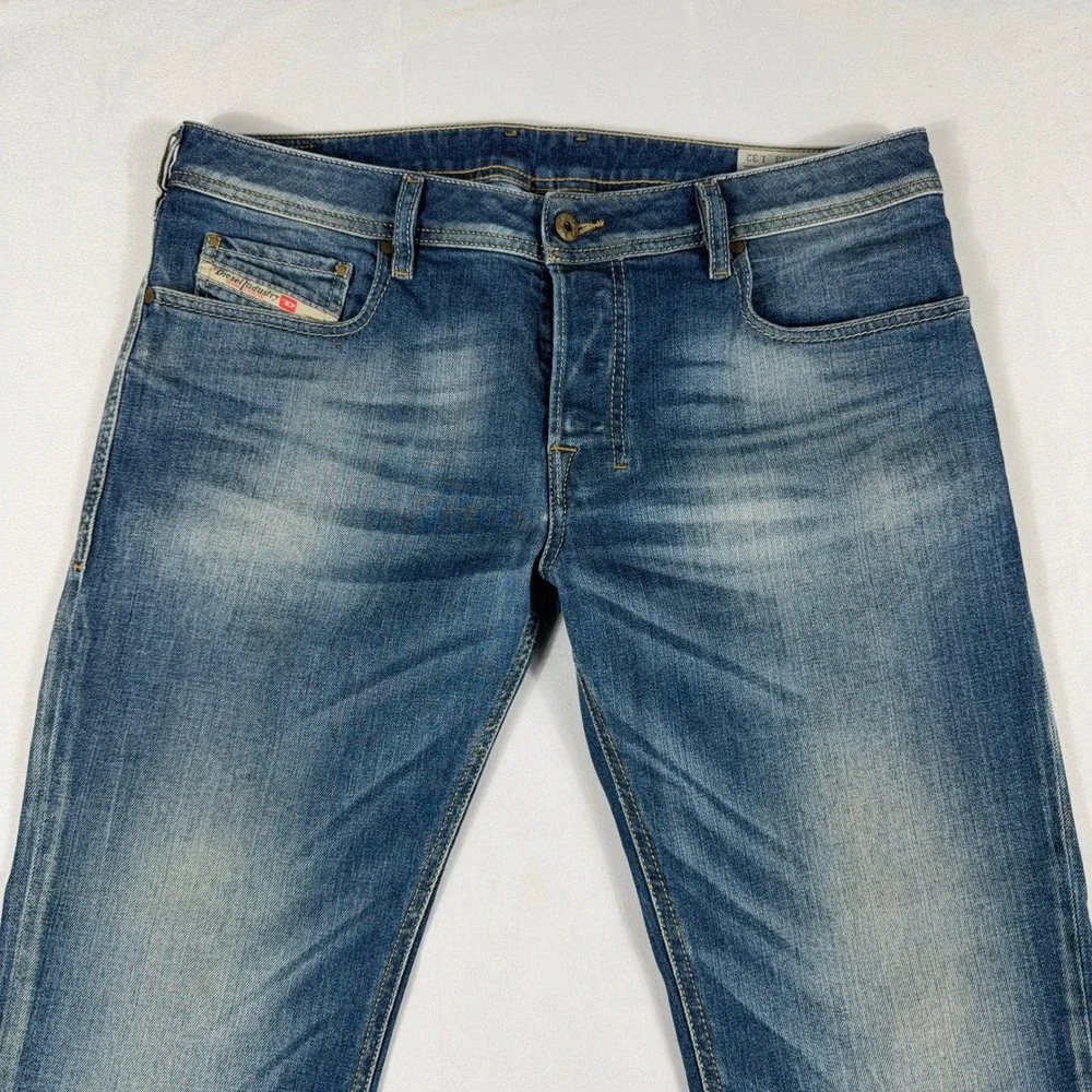 Diesel Zatiny Regular-Bootcut Jeans Stretch Blue Wash 0848C Mens W33 L32